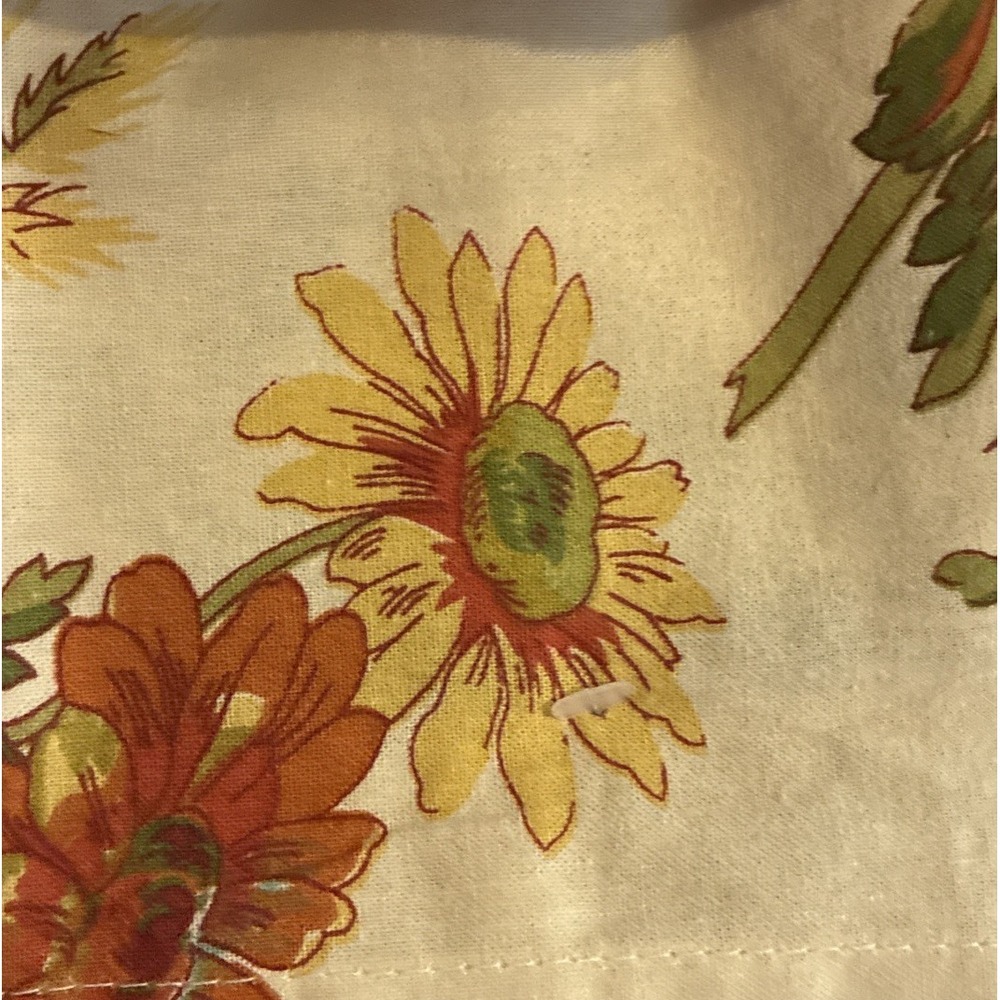 April Cornell Floral Napkins Set of 10 16"X16" Blue Rust Gold Fall Autumn NWT - Picture 3 of 5
